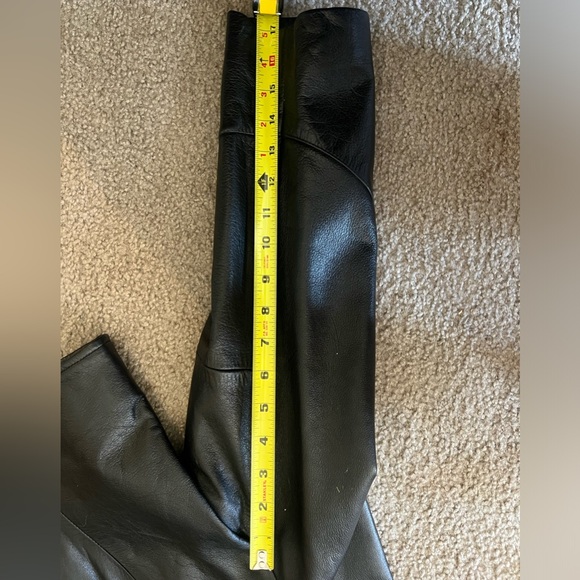 Black western leather jacket - Picture 5 of 7